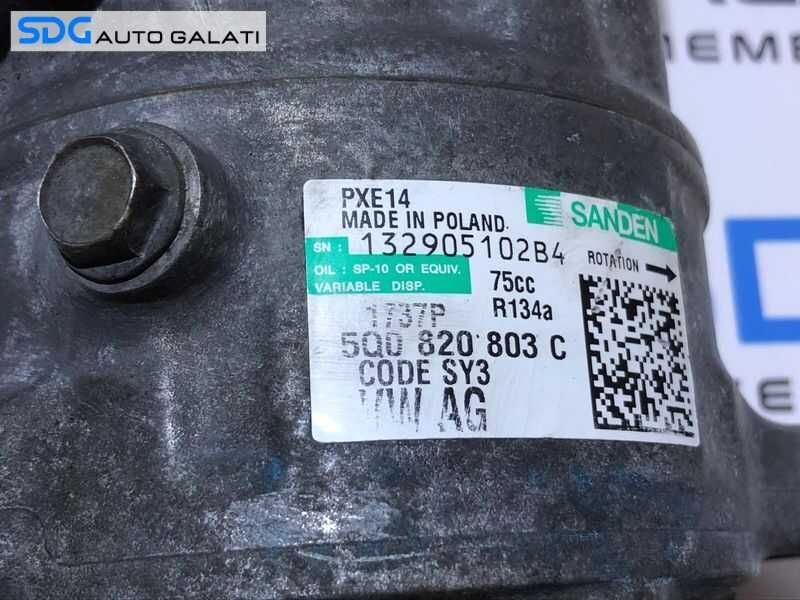 Compresor AC Aer Conditionat Clima Skoda Octavia Rapid  2013 - Prezent Cod 5Q0820803C