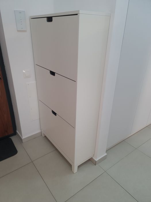 Dulap pantofi (Pantofar) 3 compartimente,alb, STALL din IKEA