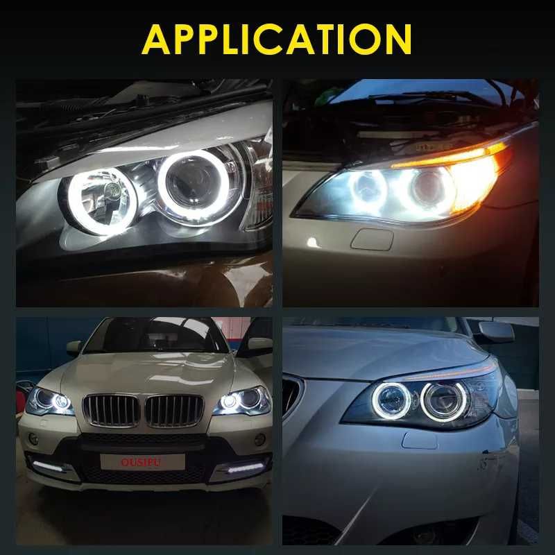 Set Becuri LED Angel Eyes BMW Ring Marker E90 LCi E91 LCi Seria 3