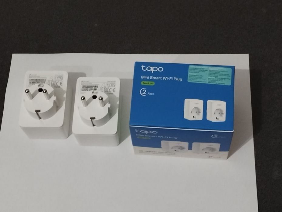 Pachet 2 prize inteligente TP-Link Mini Tapo P100