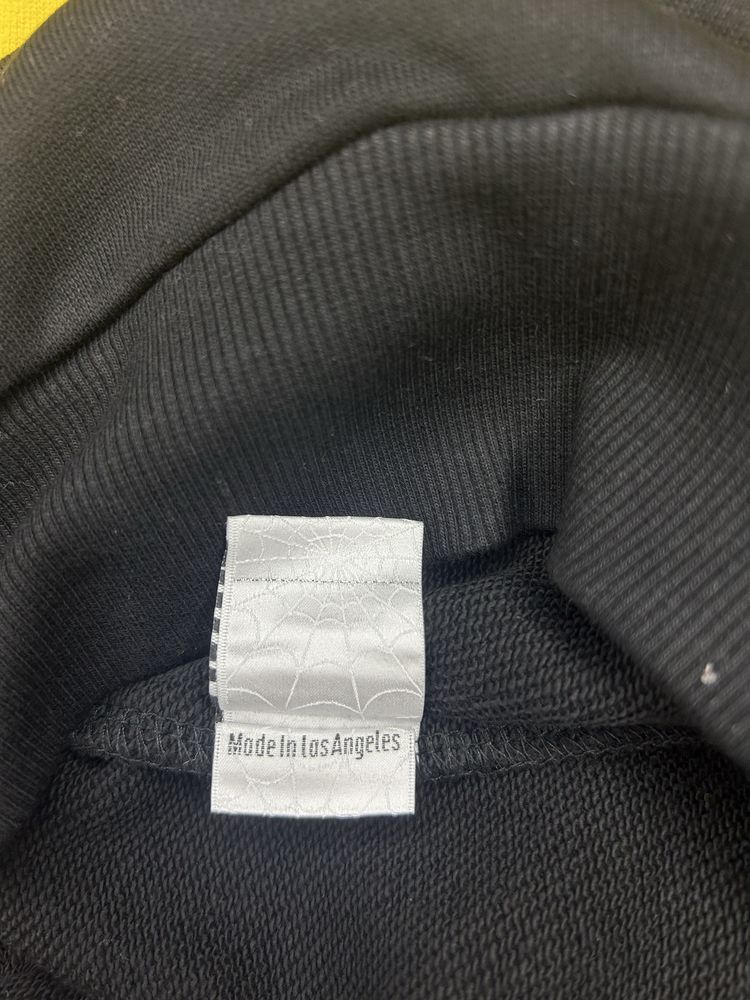 Hanorac Spider / Sp5der Negru cu Alb