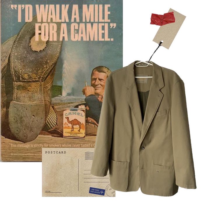 Jachetă/tranch original BĂRBAȚI vintage „CAMEL”