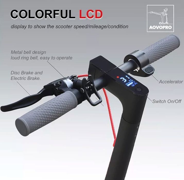 Trotinetă electrică PRO cu Bluetooth – Smart, Rapidă & Autonomă