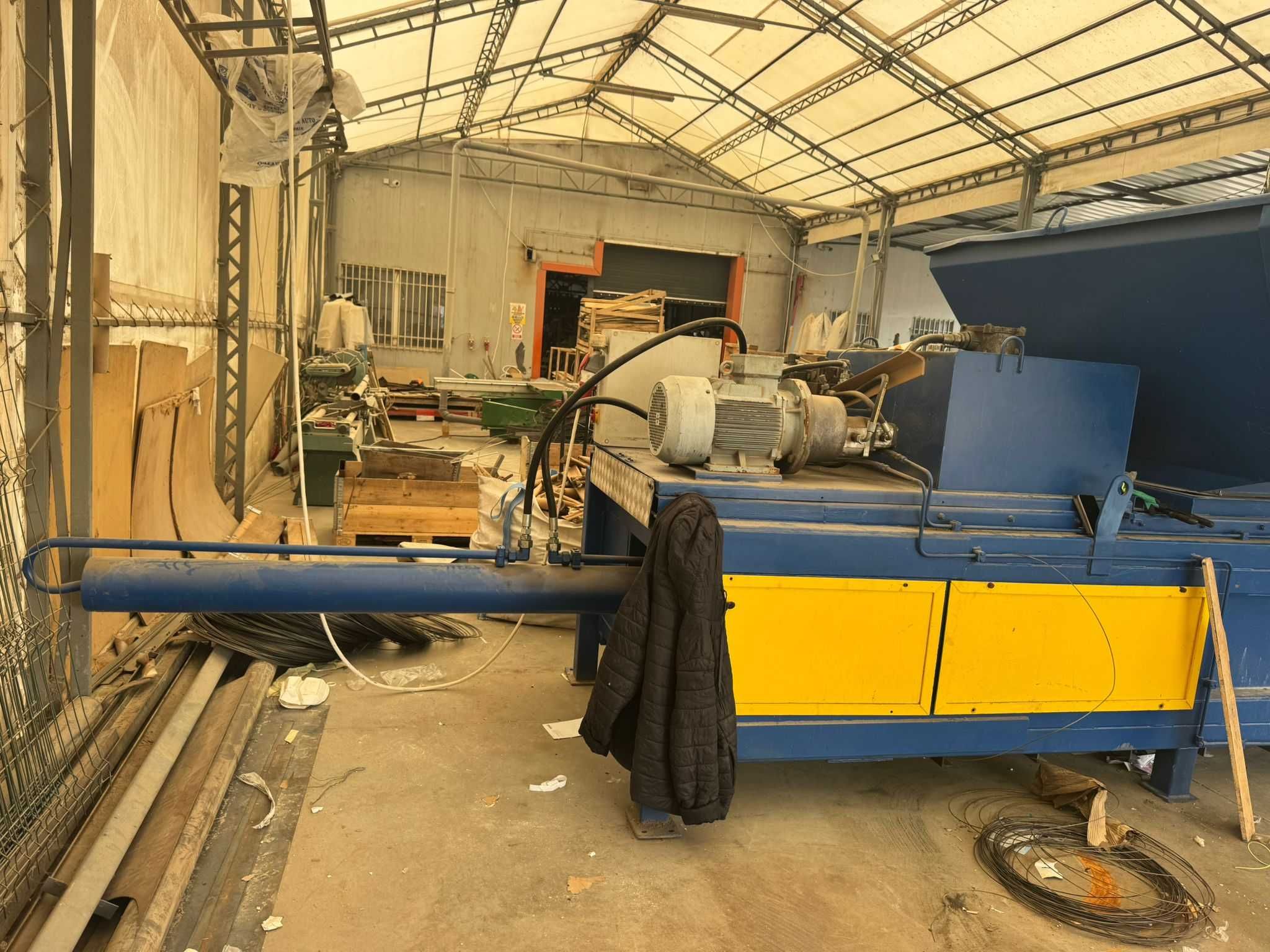 Presa orizontala semiautomata HPH50, second hand, 50 t forta presare