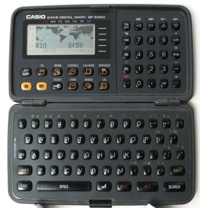 Calculator agenda PDA Casio SF 5300