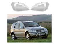 Стъкла за фарове за Mercedes W163 ML (2001-2005) - к-т 2бр стъкло фар