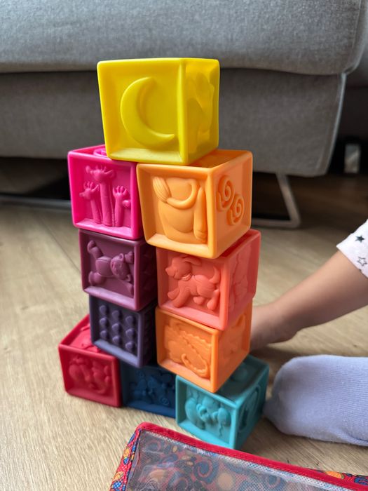 Cubi moi din cauciuc Batat – set complet 10 bucăți, stare excelentă!