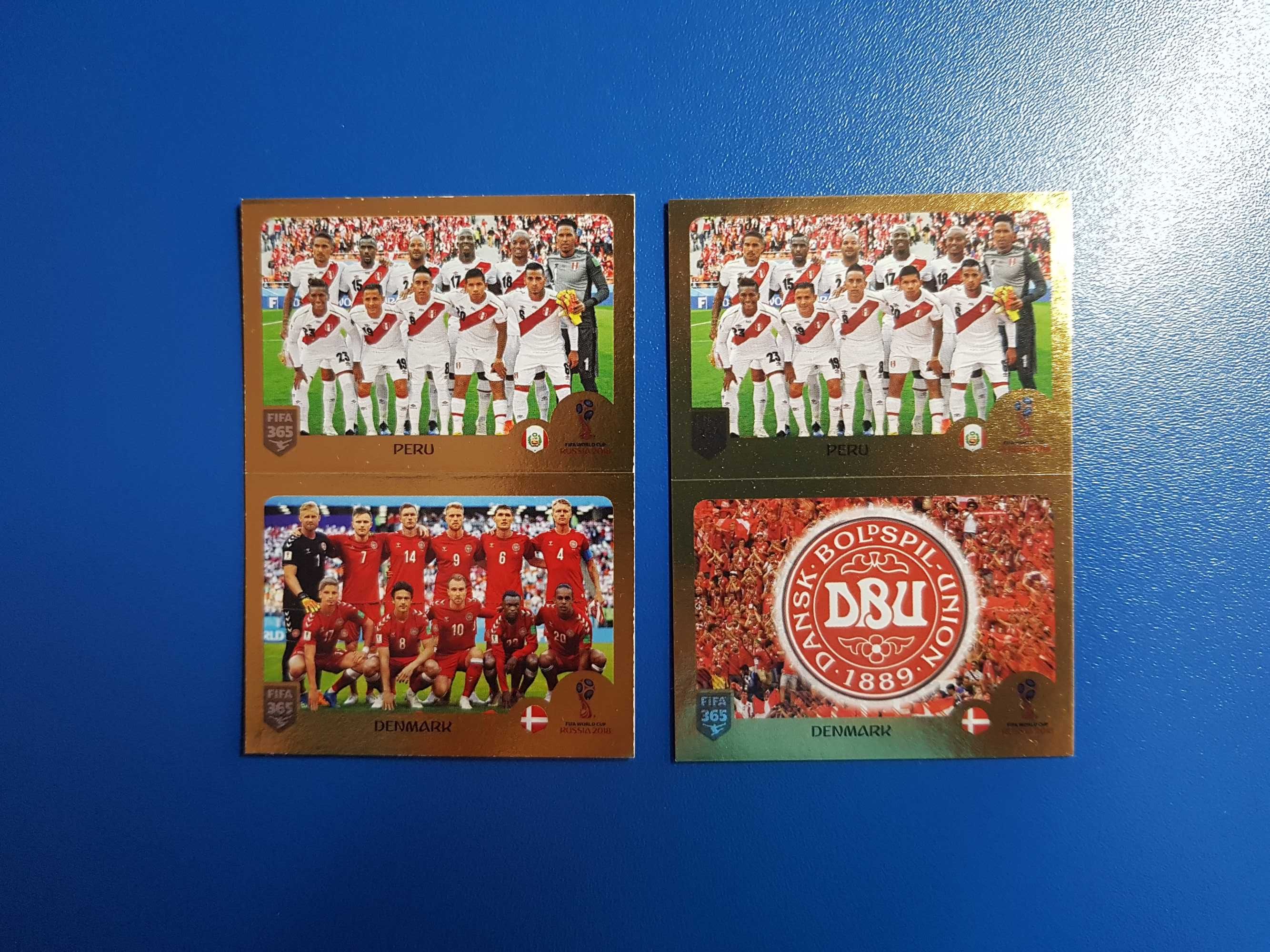 Set Panini FIFA 365 2019: corectie sticker Danemarca (383A/B + 405A/B)