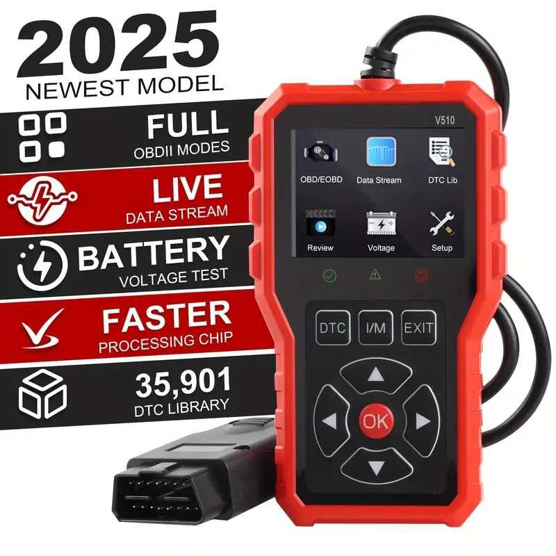 OBD2 ОБД2 Скенер за кодове Четец на грешки Диагностика за кола Тестер