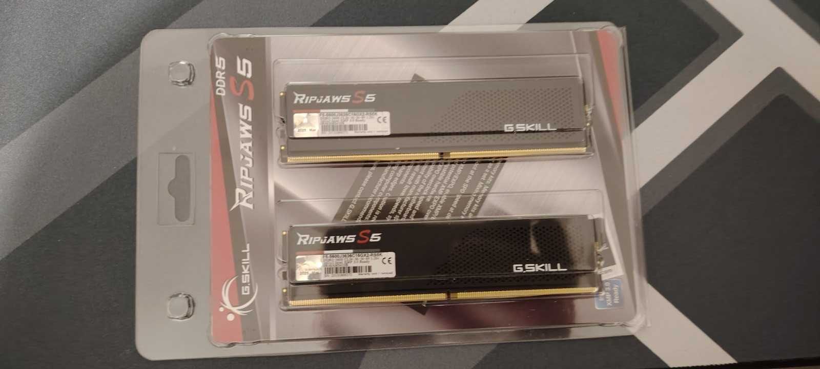 НОВА ! Рам памет G.Skill Ripjaws S5 2x16GB 32GB DDR5 5600MHZ