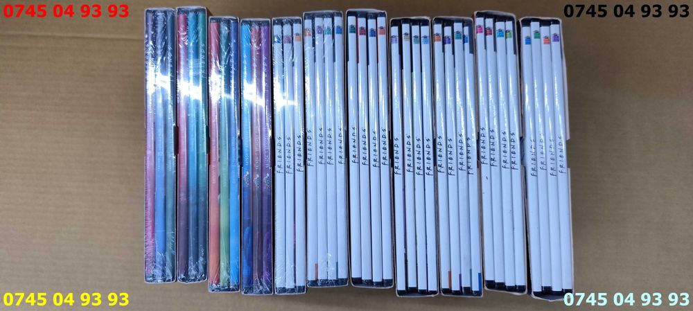 colectie completa dvd FRIENDS 10 SEZ. 39 dvd majoritatea sigilate