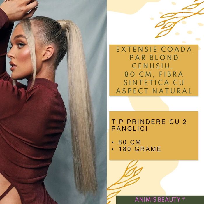 Cozi de par lungi 80.cm, diverse culori, drepte, extensii