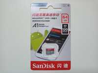 Флеш карта microSD SanDisk 64 Gb