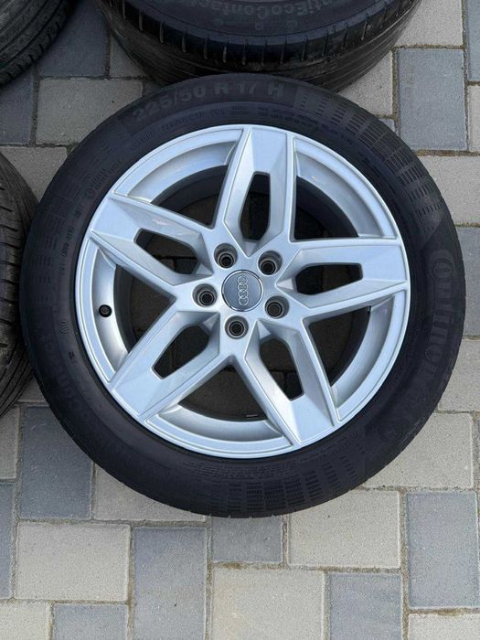 Set roti Audi A4 B9 jante 17 5x112 anvelope 225 50 17 B8 A6 C7 Audi A3