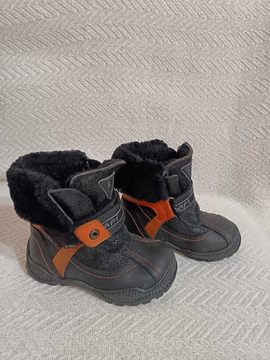 Ghete de iarna din piele naturala+piele întoarsă masura24