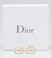Серьги Dior с подвижной бусиной ОРИГИНАЛ