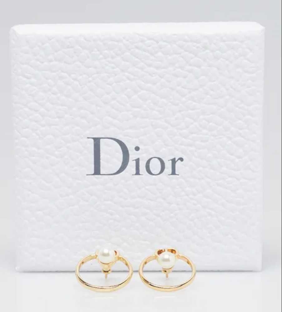 Серьги Dior с подвижной бусиной ОРИГИНАЛ