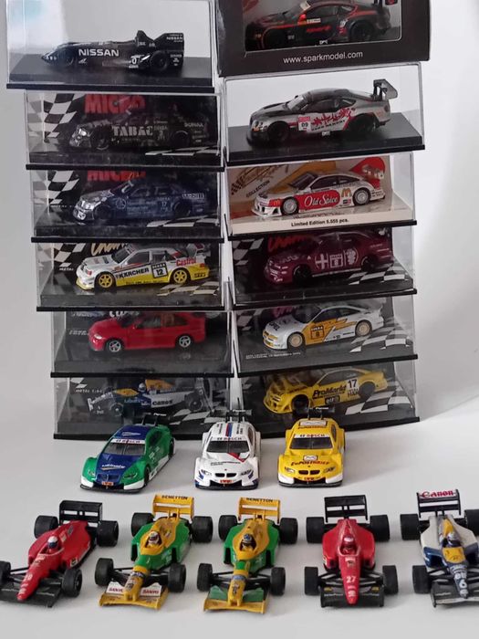 Opel Calibra, Mercedes, F1, BMW DTM, Alfa Romeo 1:64 Minichamps, Spark