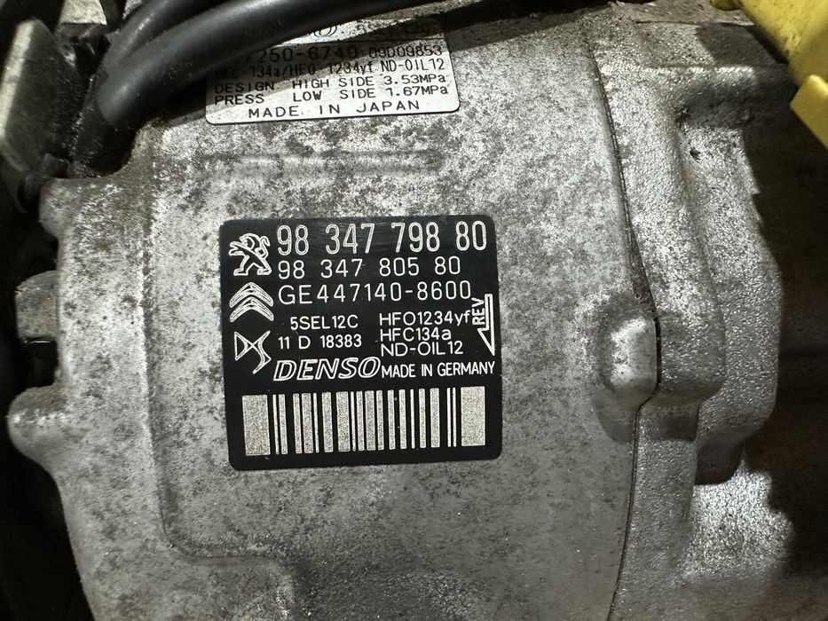 Compresor ac / Alternator Peugeot 208 2008, Citroen 1.2 Benzina THP