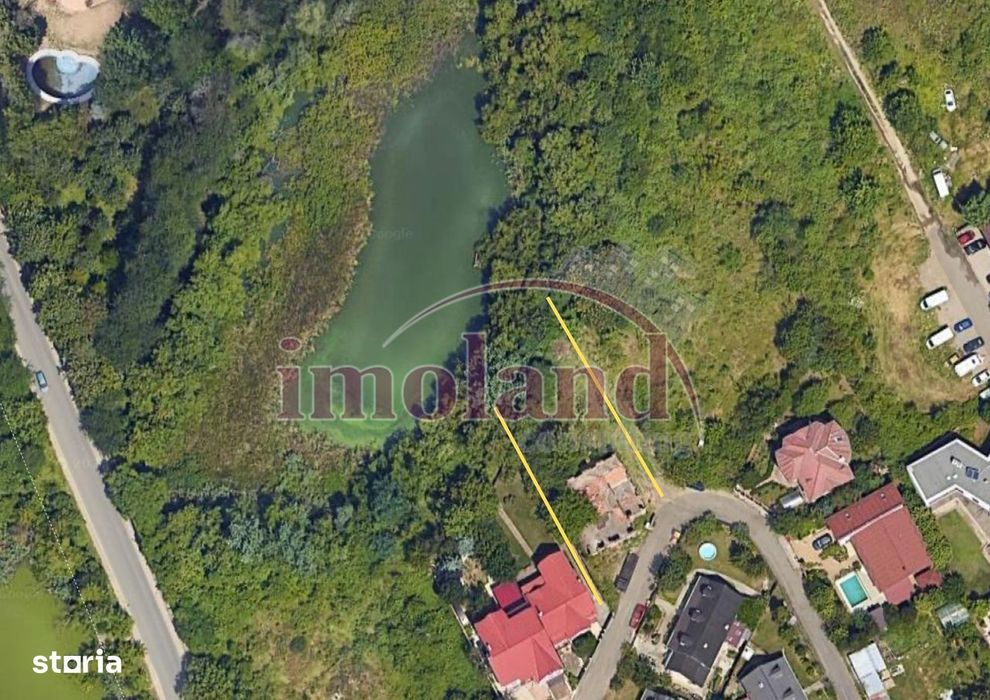 Vanzare teren intravilan, deschidere la lac | 1000 mp | Pipera