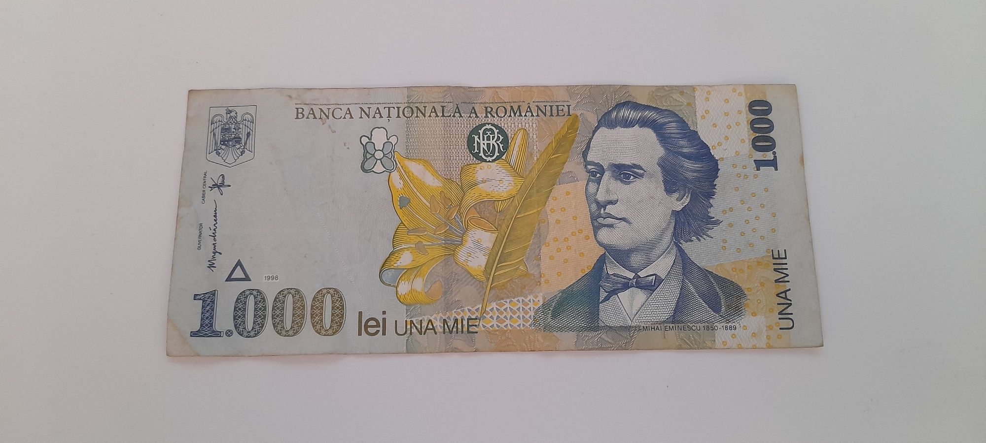 Vând bancnotă de 1000 lei din anul 1998