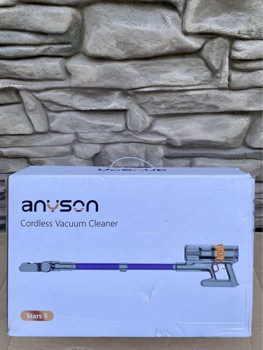 Ликвидация !!!Безжична прахосмукачка Anyson 45000 Pa/550 W/70мин