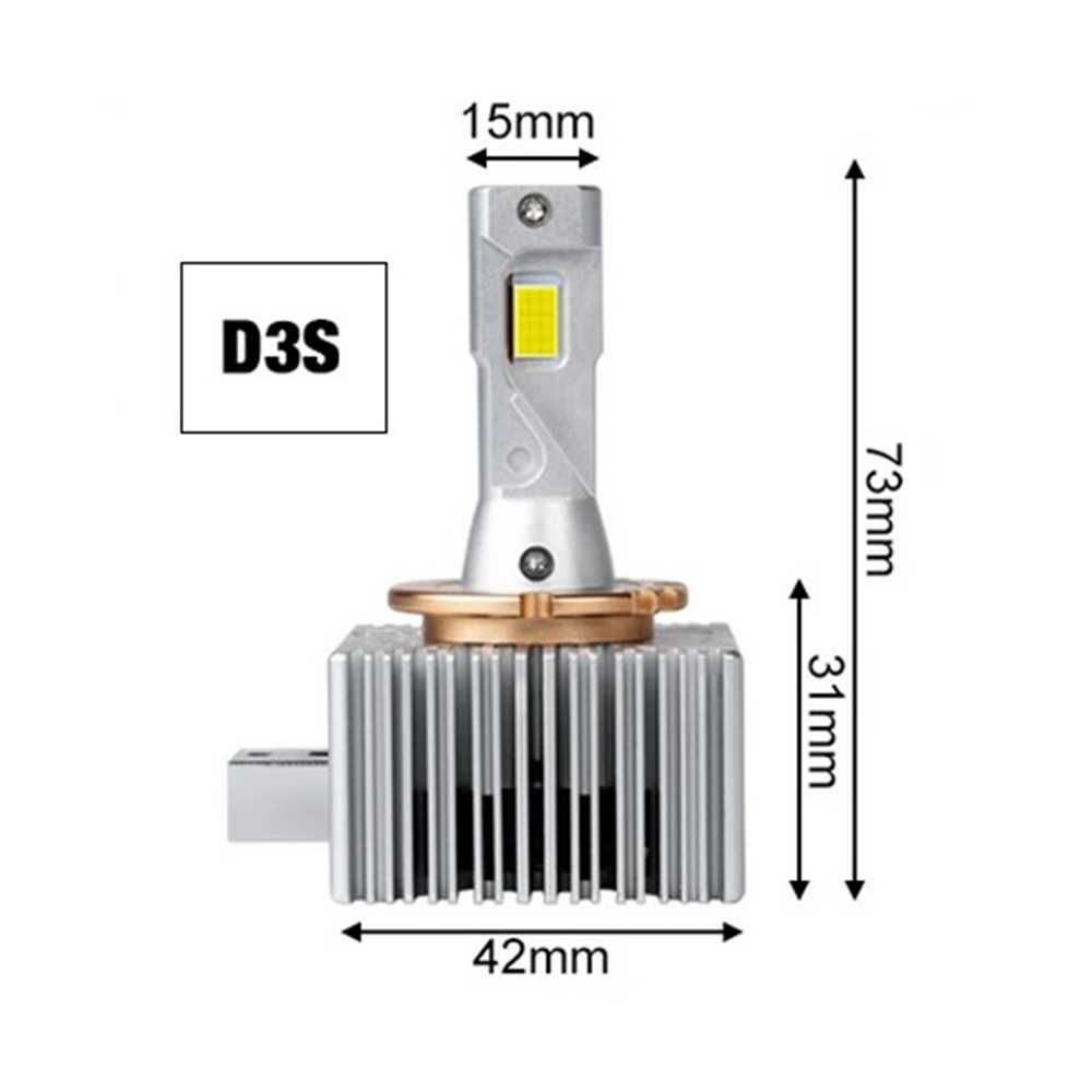 LED Xenon крушки D3S, 70 W, 12000 LM, Canbus D-series