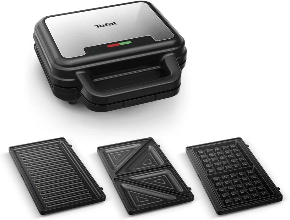 Уред за Сандвичи Гофрети Панини Tefal UltraCompact 3 в 1 SW383D10 700W