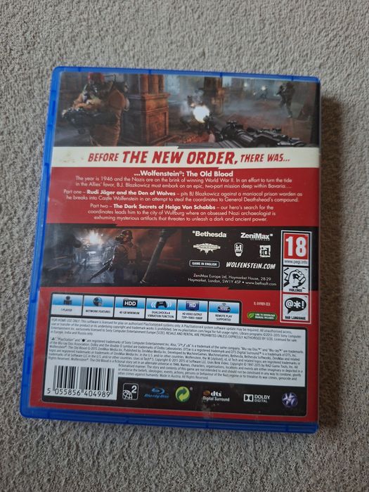 Wolfenstein: The Old Blood PS4