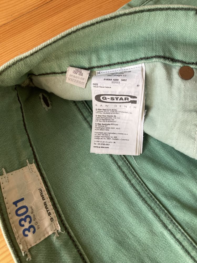 Мъжки оригинални дънки Armani G star Raw
