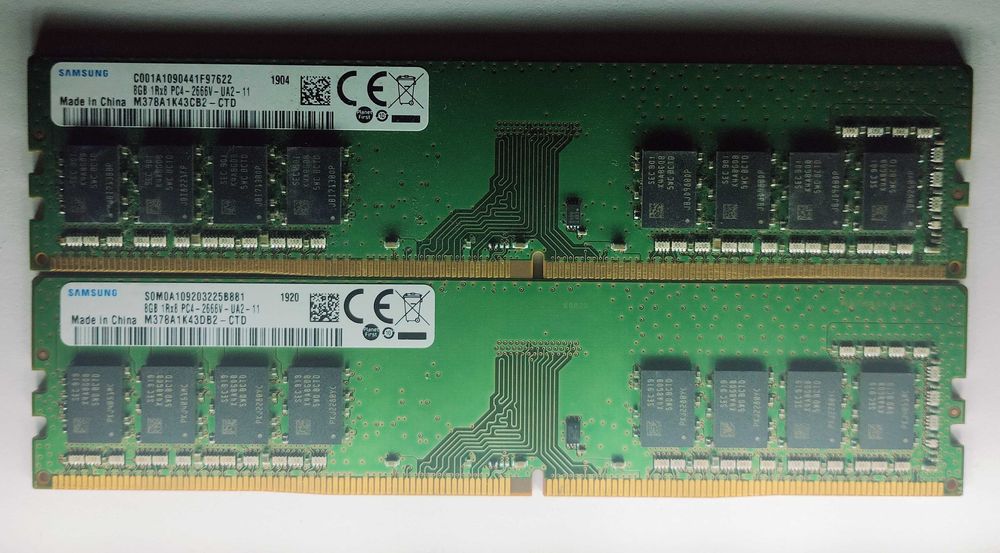 Memorie RAM PC Samsung 16Gb (2 x 8Gb) DDR4 2666MHz