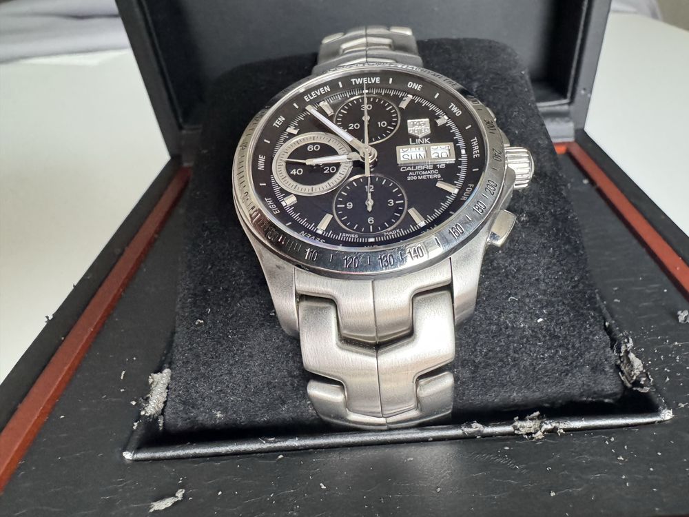 TAG HEUER Link Calibra 16 42 mm черен циферблат