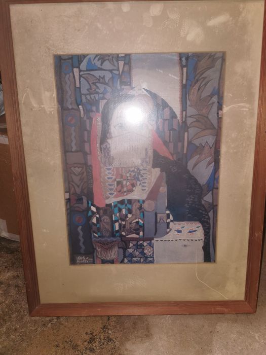 Инвалиден стол. Със тоалетна. Старо огледало. Нощна лампа и др.