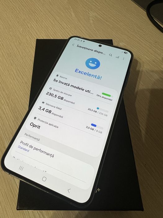Samsung S23+ Plus 256 Gb green neverlocked iiimpecabil
