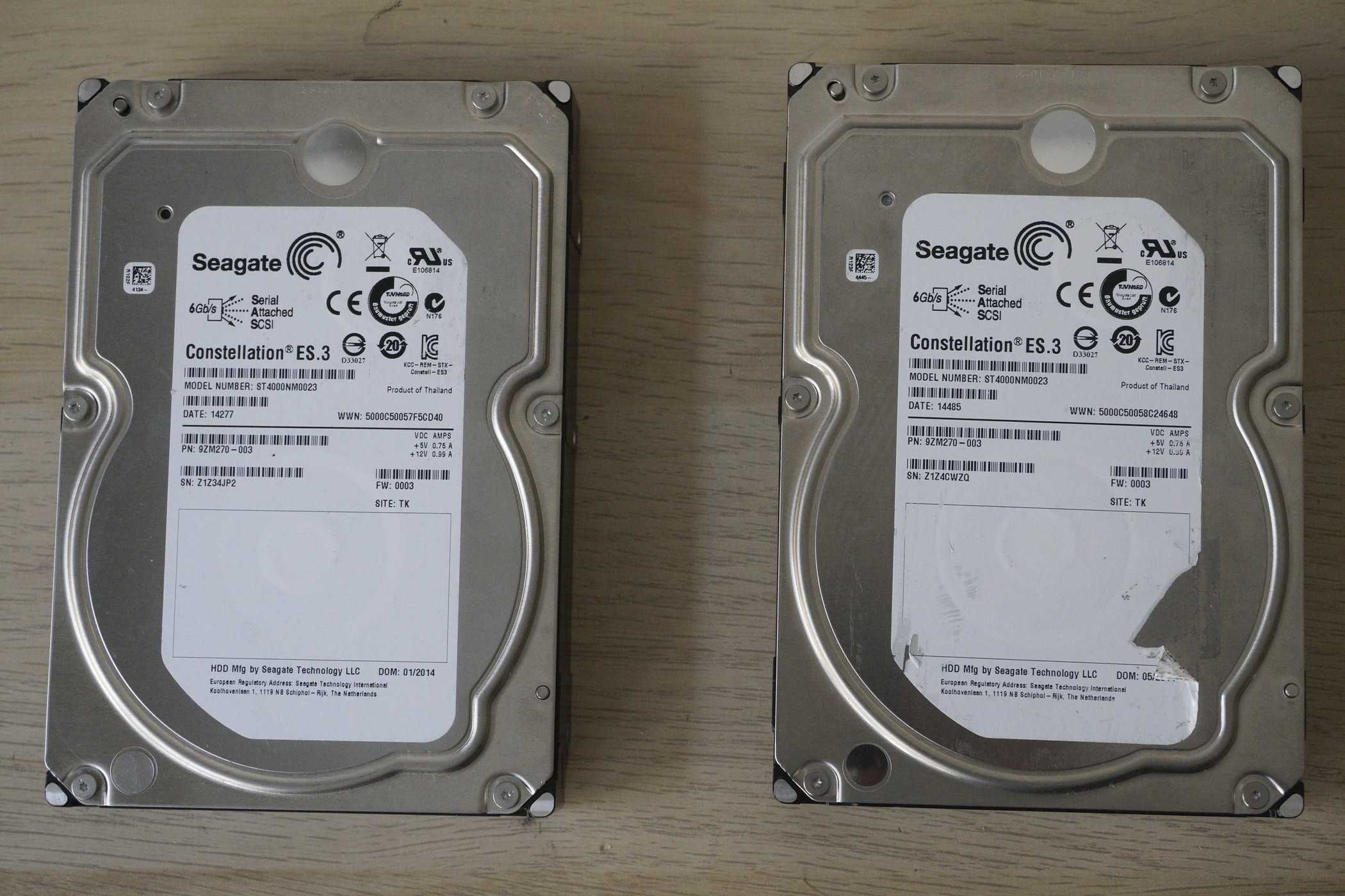 3.5" 4TB SAS HDD Seagate ST4000NM0033 Constellation ES.3 (вкл ДДС)