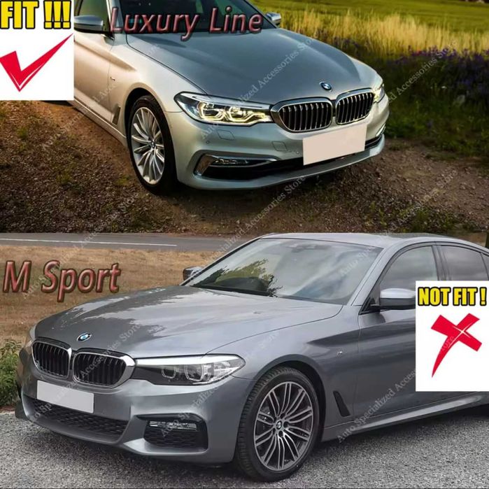 Prelungire Bara Fata Negru Lucios BMW Seria 5 G30 G31 (2017-2019)