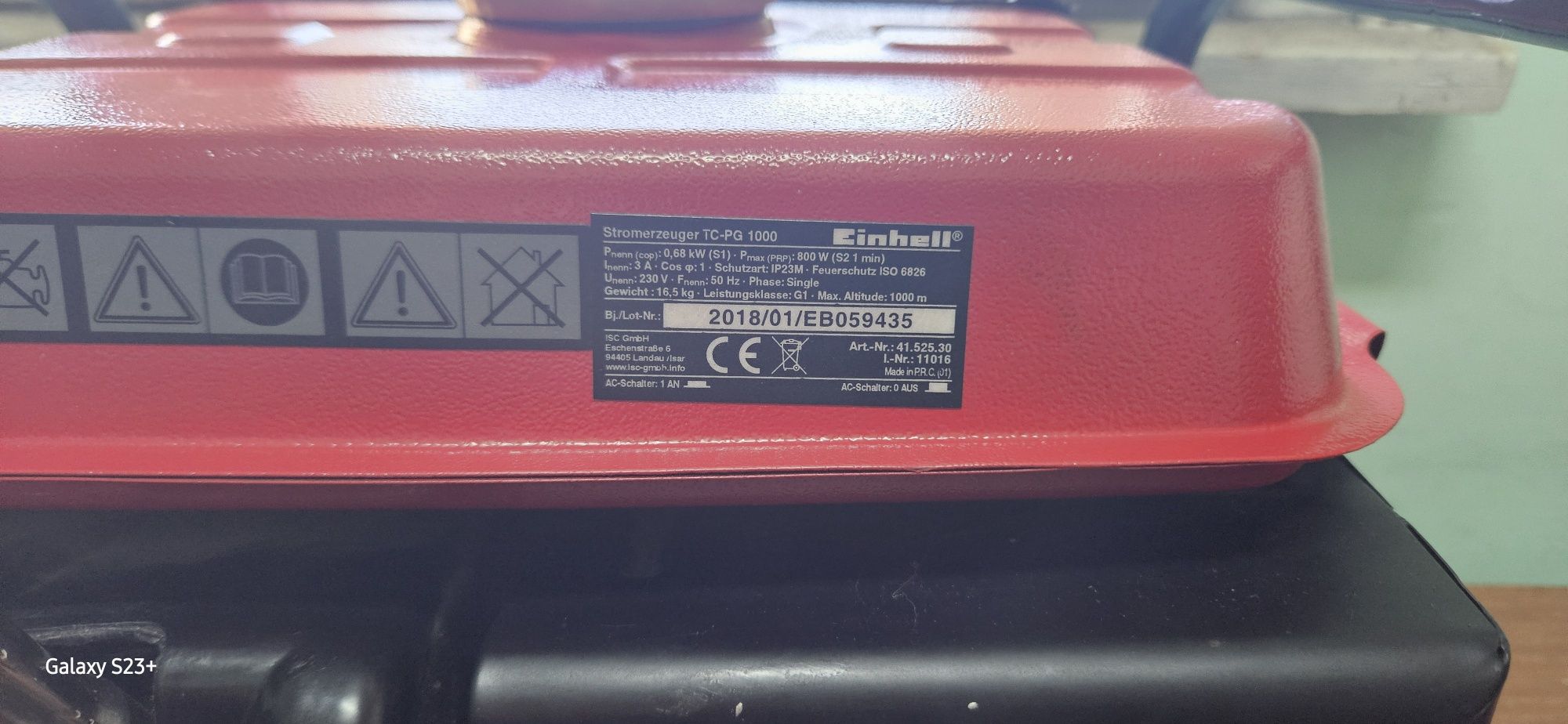 Генератор за ток, агрегат за ток , Einhell 1 kw