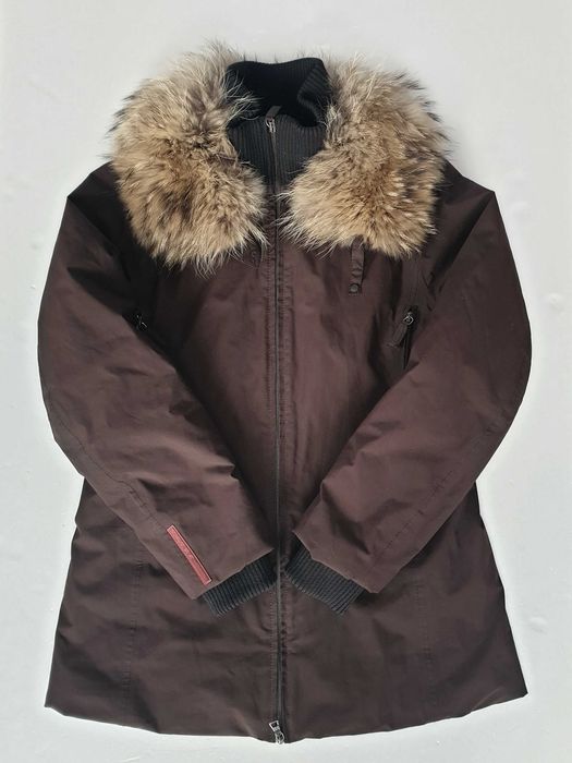 Jet Set ново ски яке с естествен косъм 1 S Prada Gore-Tex M S