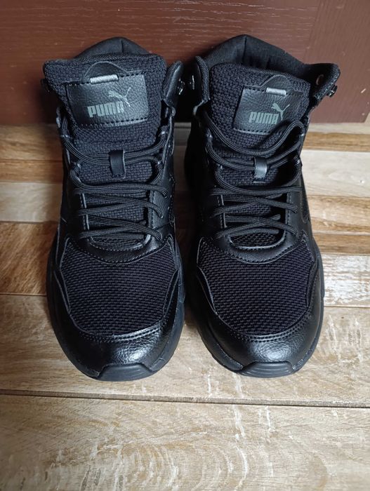 Sneakers Puma 40,5 negru, merge pentru 39-39,5