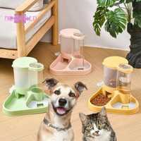 Автоматическая  кормушка 2в1 (сухой корм и вода) для кошек и собак