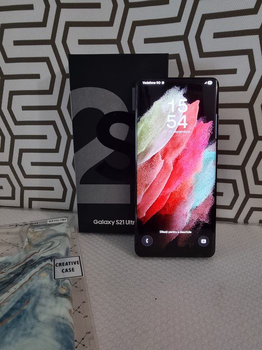 S21 Ultra 256gb black impecabil 10/10 samsung