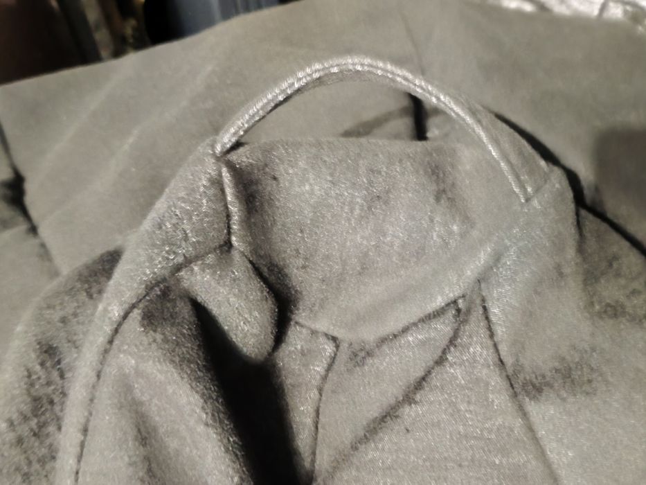 Bean bag stofă neagră, superpreț: 130 lei