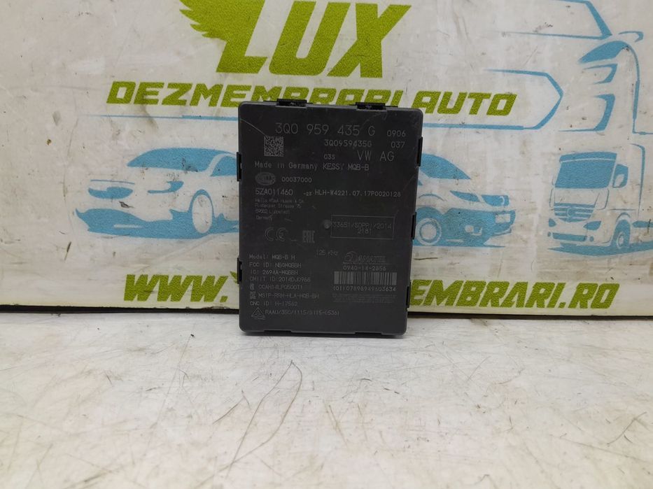 Modul keyless 3Q0959435G Volkswagen VW Polo 5 6R [facelift] [2014 - 2