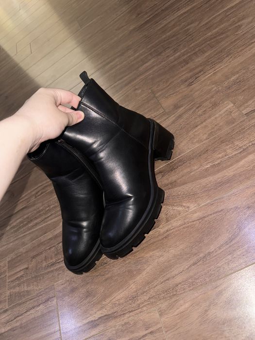 Сапоги кожанные