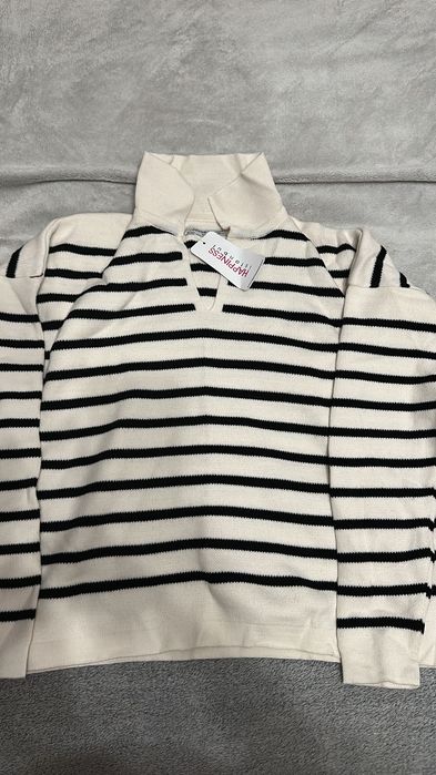 Pulover tricot crop top