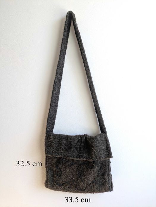 Traistă tradițională de lână - Cusută manual