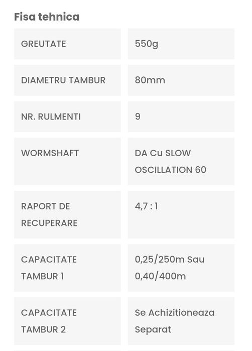 Mulineta Tazura SLC Carbon varianta 10000
Distribuie
Distribuie
 
Twe