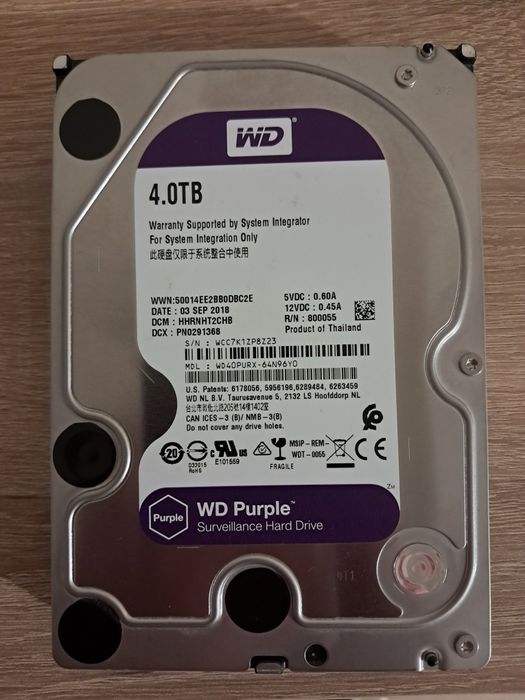 Hard Disk 4 TB Western Digital