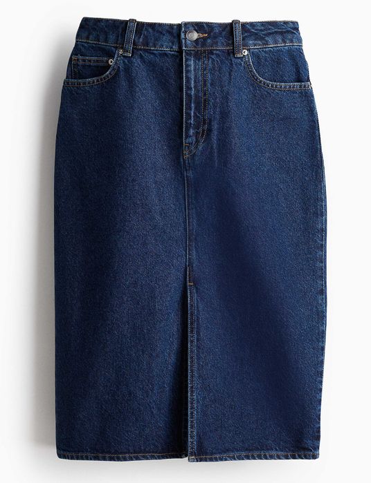 Дънкова зимна пола