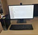 PC complet cu monitor, unitate DELL i5, sistem original, licenta W10